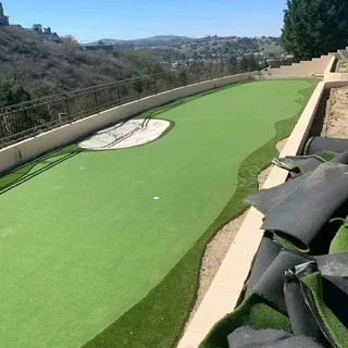 PAVING ARTIFICAL GRASS