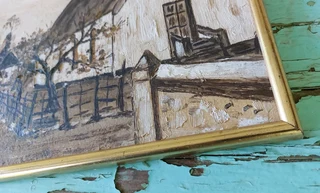 Oil painting wall art decor 1974 van Staden