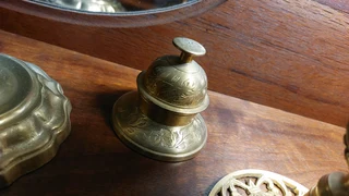 Brass bell metal gong vintage antique ornament