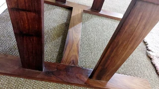 Kiaat table wood wooden hardwood vintage antique