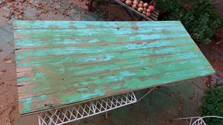 Vintage antique door solid wood decor