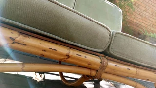 Rottang rattan bamboo vintage set seat chair sofa bench couch table