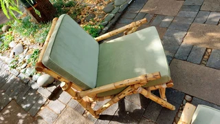 Rottang rattan bamboo vintage set seat chair sofa bench couch table