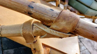 Rottang rattan bamboo vintage set seat chair sofa bench couch table