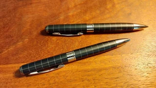 Set boxed ball point pen and pencil