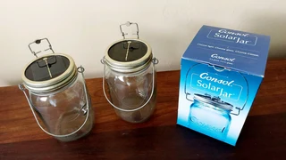 Consol solar jar lamp light 2x