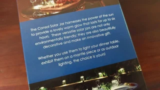 Consol solar jar lamp light 2x