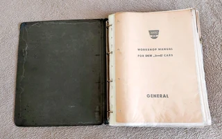 DKW Auto Union workshop manual original vintage 3 equals 6