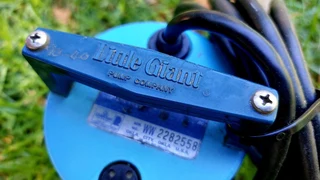Submersible pump, Little Giant, USA made, flooding, pumping, underwater, draining
