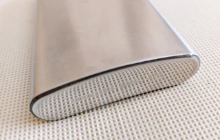 Hip flask stainless steel used 1980s container