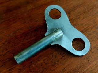 Antique vintage mechanical mantle mantel clock Welsch Black Forest