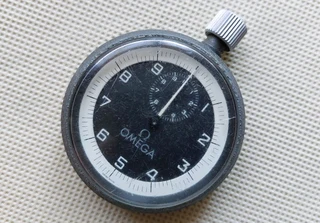 Vintage Swiss OMEGA stopwatch timer stop watch antique time-piece milutary issue