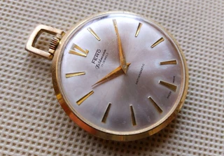 Vintage Swiss made Fero Feldman 17 Jewels Antimagnetic pocketwatch pocket watch time-piece