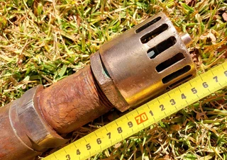 Borehole cylinder pump head copper brass windpump windpomp boorgat