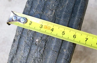 Wheelbarrow wheel about 17 cm diameter