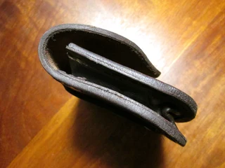 Genuine leather pouch bag sleeve, also used for ammo ammunition rounds hunting