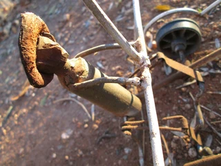 Antique vintage draadkar toy