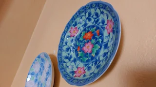 Decorative wall plates art vintage antique ceramics