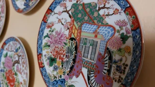 Decorative wall plates art vintage antique ceramics