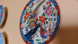 Decorative wall plates art vintage antique ceramics