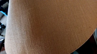 Decorative art decor lamp light pottery clay ceramic plate bowl on stand matching pieces