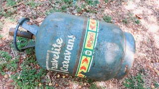 Gas cylinder bottle camping braai BBQ lighting caravan cookware outdoors