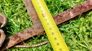 Rustic rustica rusted metal gate decor