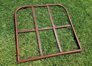 Gate rusted metal rustica decor art