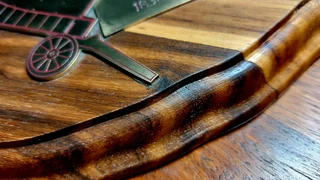 Wall clock vintage antique Groot Trek Voortrrekker Monument Great Trek kiaat limited edition decor