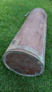 Vintage antique copper heater aka donkey koper donkie water verwarmer geyser