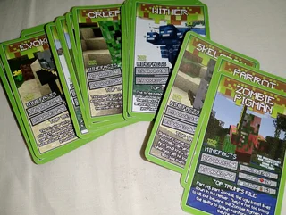 Minecraft playing Cards