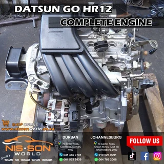 Datsun Go Hr12 Complete Engine
