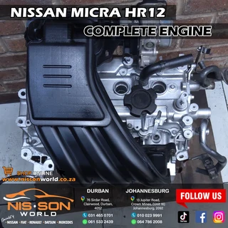Nissan Micra Hr12 Complete Engine