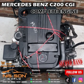 Mercedes Benz C200 Cgi Complete Engine