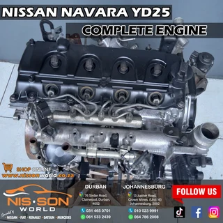 Nissan Navara Yd25 Complete Engine