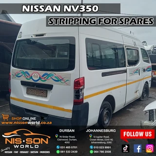 Nissan Nv350 Stripping For Spares