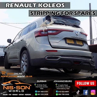Renault Koleos Stripping For Spares