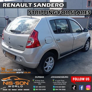 Renault Sandero Stripping For Spares