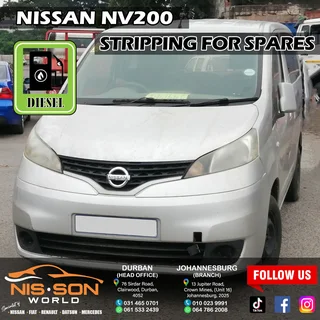 Nissan Nv200 Stripping For Spares