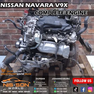 Nissan Navara V9x Complete Engine