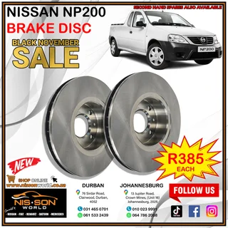Nissan Np200 Brake Disc