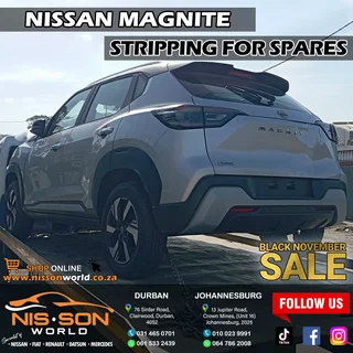 Nissan Magnite Stripping For Spares