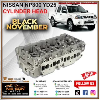 Nissan Np300 Yd25 Cylinder Head (bare)