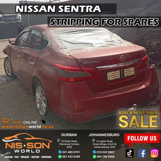 Nissan Sentra Stripping For Spares