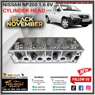 Nissan Np200 1.6 8v Cylinder Head