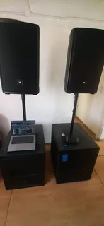 2x12 Jbl and 2x18 Power Works Active speakers