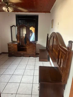 Headboard and dressing table