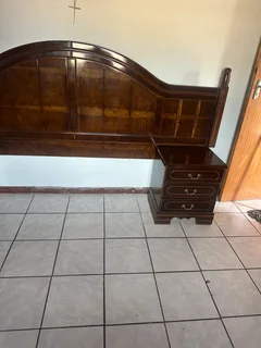 Headboard and dressing table