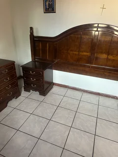 Headboard and dressing table