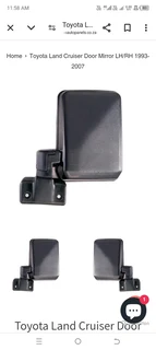 Side Door Mirror Toyota Land Cruiser Bakkie 79 Series For Sale 0718191733 WhatsApp Kato Auto Spare